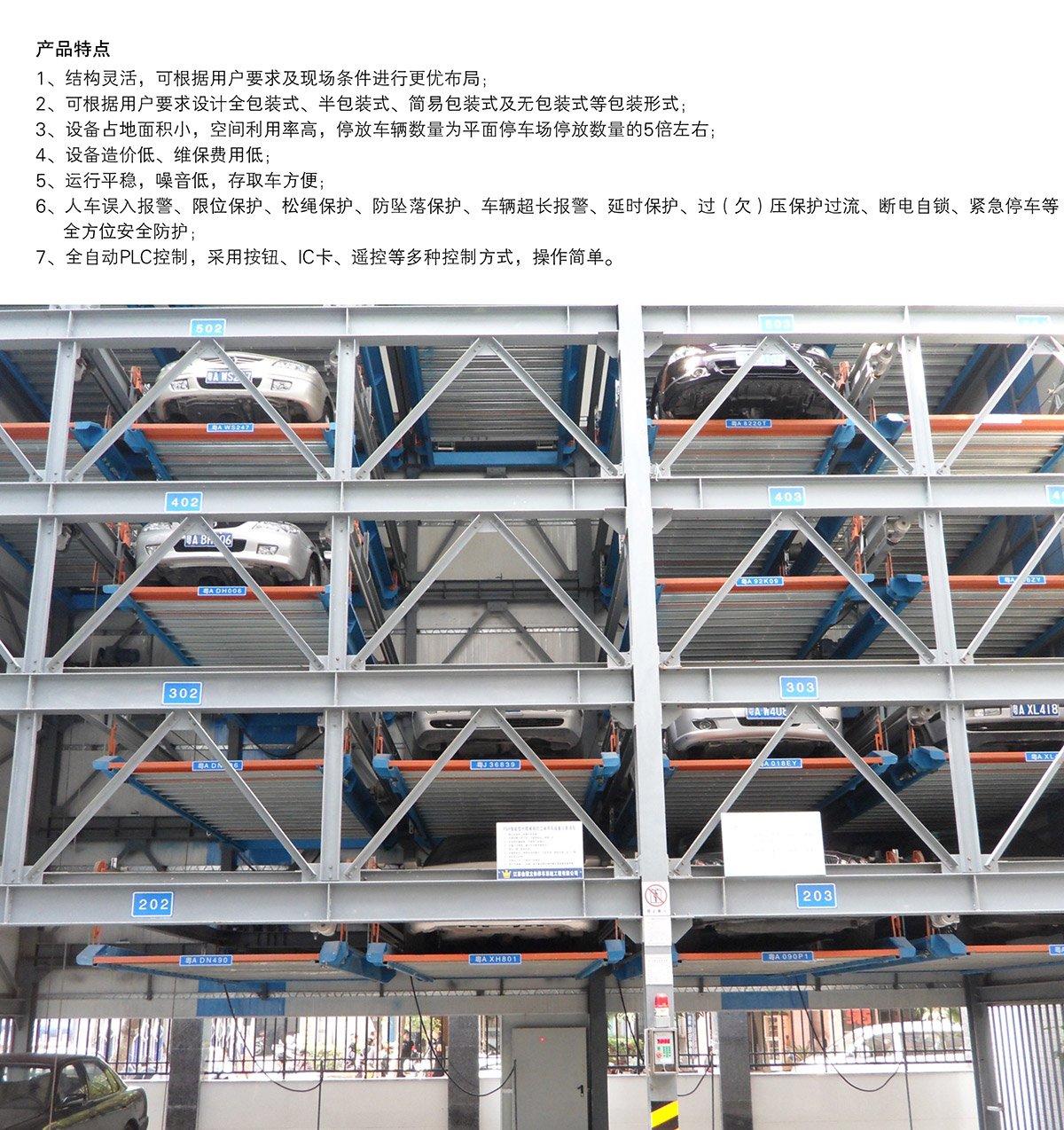 四川负一正三地坑PSH4D1四层升降横移类机械式立体停车设备产品特点.jpg